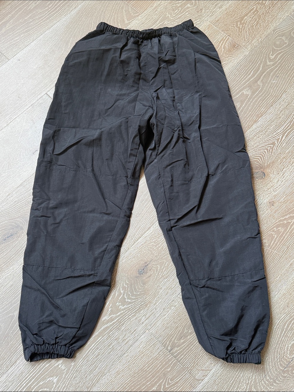 Men's Black Elastic Cuff Joggers